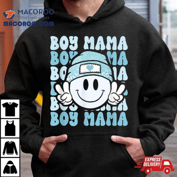 Boy Mama, Retro Gift For Mother Of Boys, Mom Sons Shirt