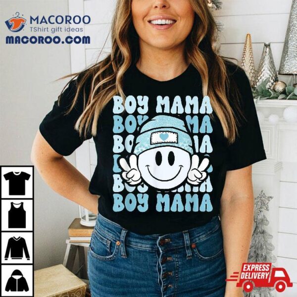 Boy Mama, Retro Gift For Mother Of Boys, Mom Sons Shirt