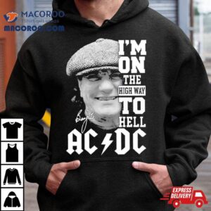 Brian Johnson Ac Dc I M On The Highway To Hell Signatures Tshirt