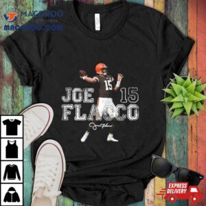 Browns Joe Flacco 15 Art Graphic Shirt