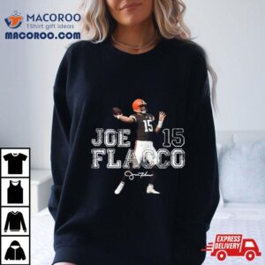 Browns Joe Flacco Art Graphic Tshirt