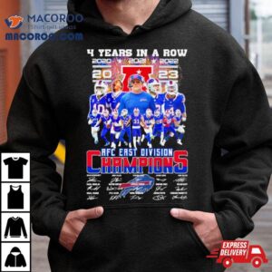 Buffalo Bills Afc East Division Champions Signatures Tshirt