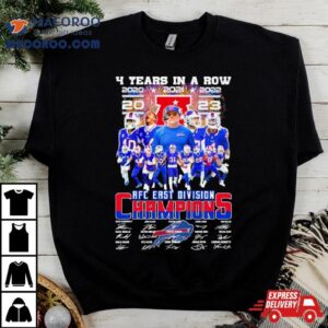 Buffalo Bills Afc East Division Champions Signatures Tshirt