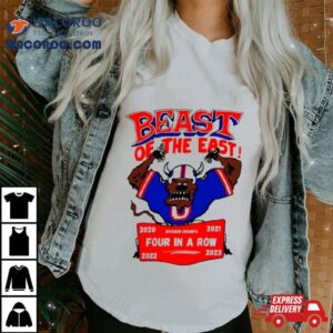 Buffalo Bills Beast Of The East Four In A Row Shirt