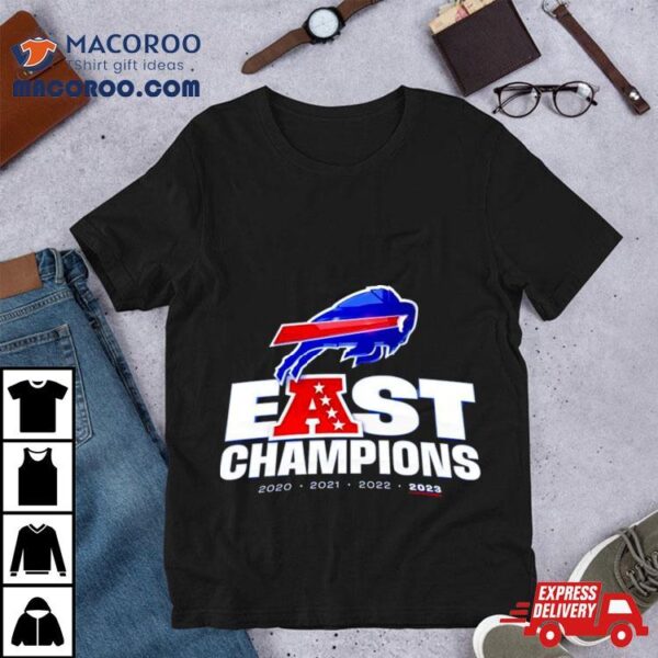 Buffalo Bills East Champions 2020 2021 2022 2023 Logo Shirt