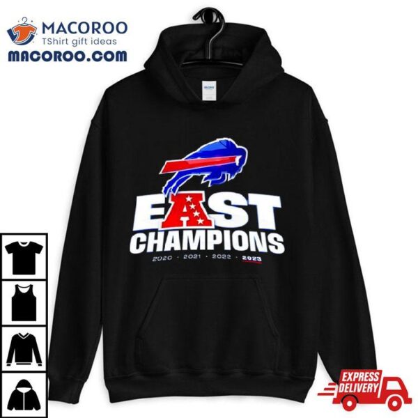 Buffalo Bills East Champions 2020 2021 2022 2023 Logo Shirt