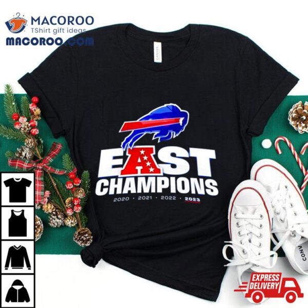 Buffalo Bills East Champions 2020 2021 2022 2023 Logo Shirt