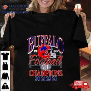 Buffalo Bills Football In A Row Afc East Champs Tshirt