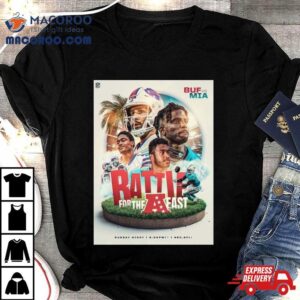 Buffalo Bills Vs Miami Dolphins Battle For The Afc East Nfl Playoff Tshirt