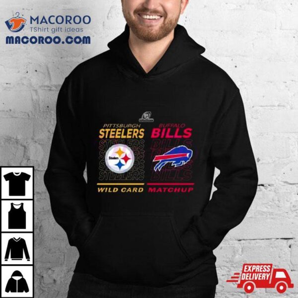 Buffalo Bills Vs Pittsburgh Steelers Nfl Playoffs 2024 Wild Card Matchup T Shirt