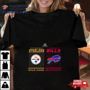 Buffalo Bills Vs Pittsburgh Steelers Nfl Playoffs 2024 Wild Card Matchup T Shirt