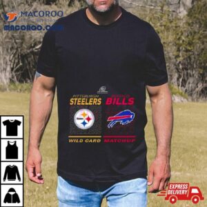 Buffalo Bills Vs Pittsburgh Steelers Nfl Playoffs Wild Card Matchup Tshirt