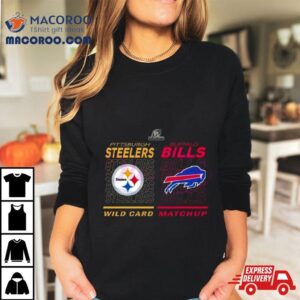 Buffalo Bills Vs Pittsburgh Steelers Nfl Playoffs Wild Card Matchup Tshirt