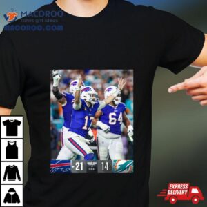 Buffalo Bills Win Miami Dolphins Afc East Division Champions Final Score Tshirt