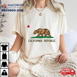 California The Golden State Bear Flag San Francisco Tshirt