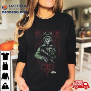 Call Of Duty Modern Warfare Ghost Playing Card Portrai Tshirt