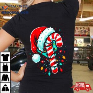 Candy Cane Crew Christmas Lights Tshirt