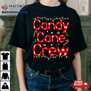 Candy Cane Crew Funny Christmas Tshirt