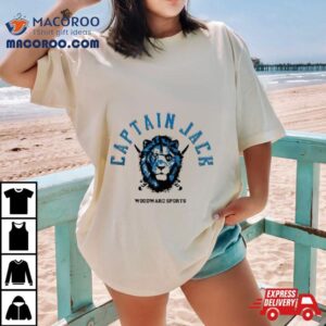 Captain Jack Woodward Sports Detroit Lions Tshirt