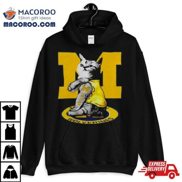 Cat I Love Michigan Wolverines 2024 Shirt