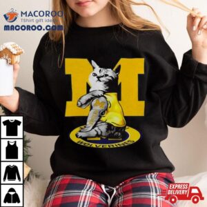 Cat I Love Michigan Wolverines Tshirt