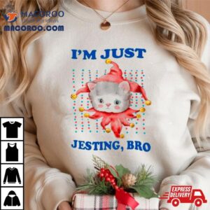 Cat I’m Just Jesting Bro Shirt