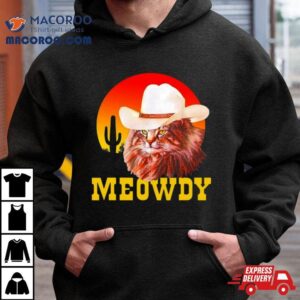 Cat Meowdy Cat Wear Cowboy Hat T Shirt