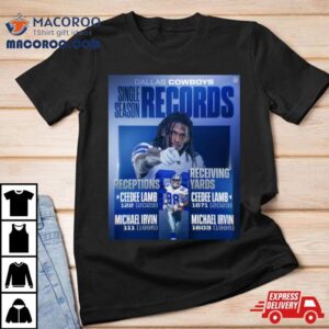 Ceedee Lamb Dallas Cowboys Receiving Yards Single Season Tshirt