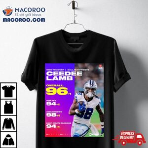 Ceedee Lamb Dallas Cowboys Overall Agility Awareness Deep Route Running Tshirt