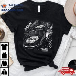 Chase Elliott Hendrick Motorsports Team Collection Black Car Tonal Tshirt