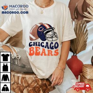 Chicago Bears Football Helmet Tshirt