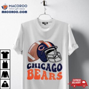 Chicago Bears Football Helmet Tshirt