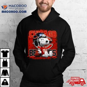 Chicago Bears Football Mix Snoopy Tshirt