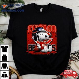 Chicago Bears Football Mix Snoopy Tshirt