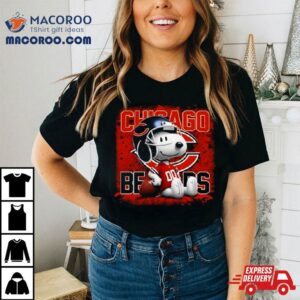 Chicago Bears Football Mix Snoopy Tshirt