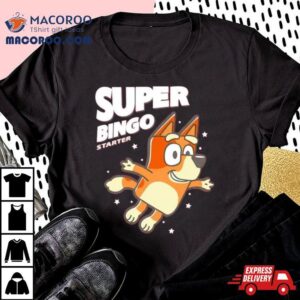 Chilli Heeler Bluey Super Bingo Starter Tshirt