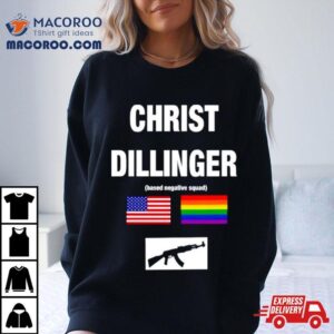 Christ Dillinger Based Negative Squad Tshirt