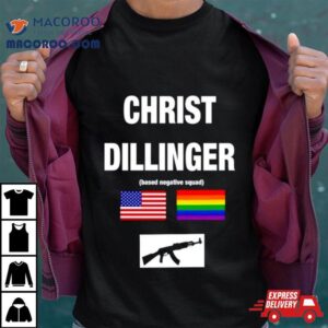 Christ Dillinger Based Negative Squad Tshirt