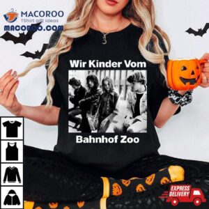 Christiane F Wir Kinder Vom Bahnhof Zoo Black And White Shirt