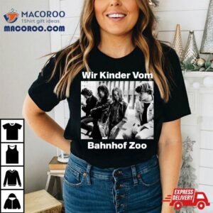 Christiane F Wir Kinder Vom Bahnhof Zoo Black And White Tshirt