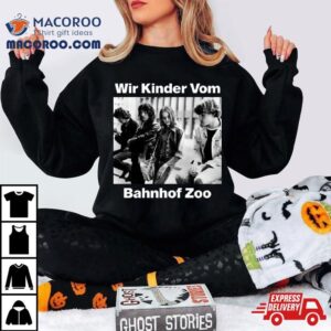 Christiane F Wir Kinder Vom Bahnhof Zoo Black And White Tshirt