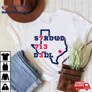 Cj Stroud Stroud Dell Houston Texas Tshirt