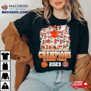 Clemson Tigers Taxslayer Gator Bowl Champions Tshirt