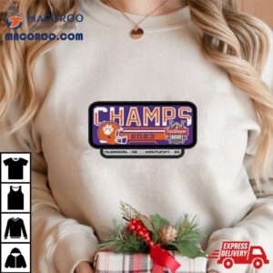 Clemson Tigers Taxslayer Gator Bowl Champions Tshirt