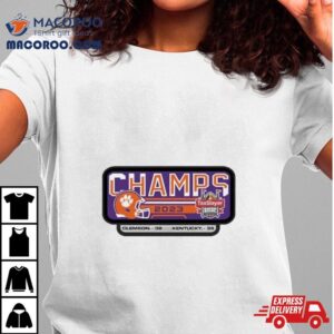 Clemson Tigers Taxslayer Gator Bowl Champions Tshirt