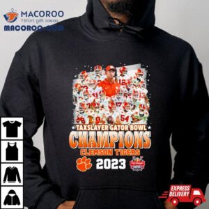 Clemson Tigers Taxslayer Gator Bowl Champions Tshirt