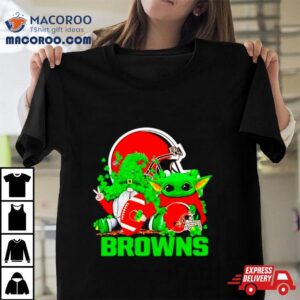 Cleveland Browns Baby Yoda Happy St Patrick Rsquo S Day Shamrock Tshirt