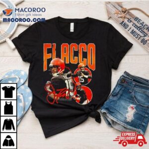 Cleveland Browns Joe Flacco Vintage Signature T Shirt