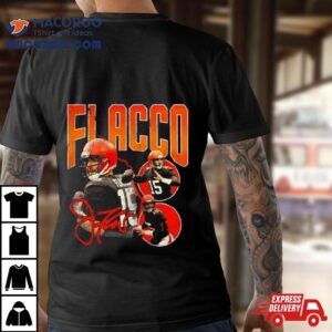 Cleveland Browns Joe Flacco Vintage Signature Tshirt