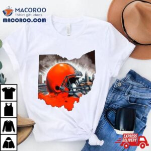 Cleveland Browns Proud Map Tshirt